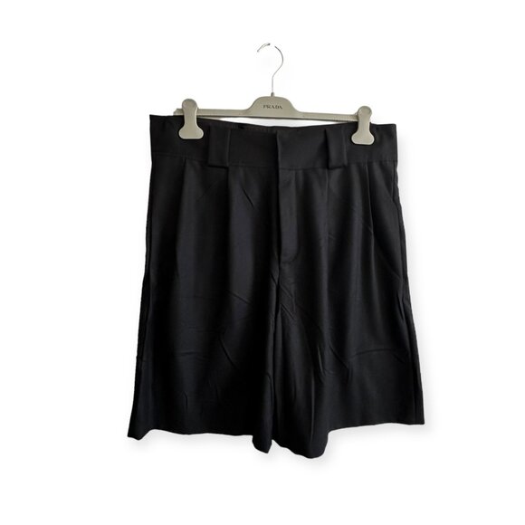Miu Miu FW2006 Black Wool Culottes Skirt Shorts IT46 Runway - Picture 1 of 14